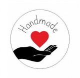 Noname Körcímke 20 db/cs Handmade szívvel