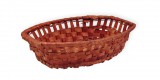 Noname Kosár bambusz barna ovális 26x17cm 8-3007 - Fonott áruk