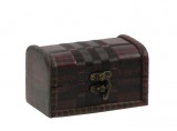 Noname Ládika antik hatású bordó 12x7x7cm 20-103 - Fa díszdoboz