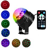 Noname Led RGB mini disco lámpa hangvezérlés, távirányítóval