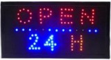 Noname Led világító reklám tábla - OPEN 24H