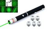 Noname Lézer pointer lézer mutató elemes toll zöld lézer - 5 fejjel