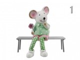 Noname Lógólábú egér figura 10,5cm 465149 2féle