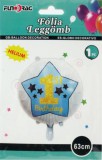 Noname Lufi fólia 1. Birthday kék 63cm 611413