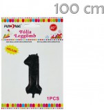 Noname Lufi fólia 1-es fekete 100cm 215111