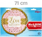 Noname Lufi fólia Love always and forever 71cm N3445501