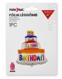 Noname Lufi fólia torta Happy Birthday 102cm 632005