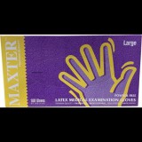Noname Maxter Gumikesztyű latex púdermentes L 100 db/doboz (1005L) (HGK-BHRE999964)