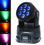 Noname Mini motorosan mozgatható fejű LED Effekt RGBW Pro világítás 7LED x 10w