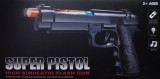 Noname Műanyag Pisztoly Ledes Super pistol No.998 - Gyerek játék