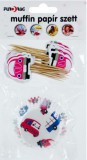Noname Muffin dekor szett autós 24+24db 228594