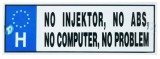Noname No injektor, no abs... 27 - Tréfás rendszámtábla