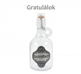 Noname Óncimkés Füles csatos üveg Gratulálok 0,5l - Óncimkés csatos üveg