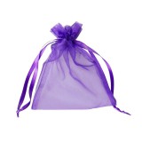 Noname Organza tasak ametiszt lila 10 db/csomag 10 x 15 cm-es