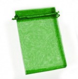 Noname Organza tasak smaragdzöld 10 db/csomag 9 X 12 cm