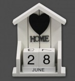 Noname Öröknaptár Home fehér 12x16cm 04891 - Öröknaptár