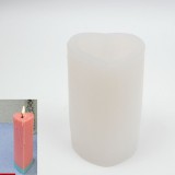 Noname Oszlopos szív - gyertya szilikon forma