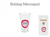 Noname Pálinkás pohár Boldog Névnapot 9cm 8541 - Tréfás Feles pohár