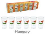 Noname Pálinkás pohár szett Hungary 6db - Magyaros ajándék