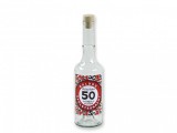 Noname Pálinkás üveg Boldog 50. Születésnapot piros 0,5l