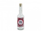 Noname Pálinkás üveg Boldog 70. Születésnapot piros 0,5l