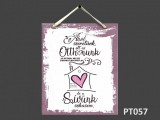 Noname Papírtábla PT057 Ahol szeretünk ott az otthonunk 21x26cm - Falikép