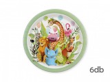 Noname Papírtányér dzsungel 6db 22cm 632937