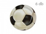 Noname Papírtányér focis 6db 23cm 628084