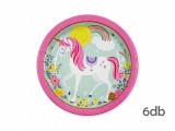 Noname Papírtányér unicornis 6db 22cm 632425