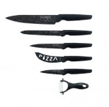 Noname Royality Line 6 részes késkészlet kerámia hámozóval - RL-MB5-fekete