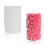 Noname Rózsahenger - gyertya szilikon forma