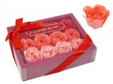 Noname Szappan rózsa szett 12db 4cm 6103 - Ajándék szappan