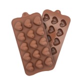 Noname Szilikon forma - 15 pufi szív