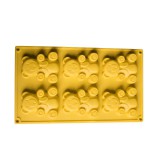 Noname Szilikon forma - 6 maci