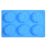 Noname Szilikon forma - 6 margaréta