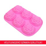 Noname Szilikon forma - 6 rózsa