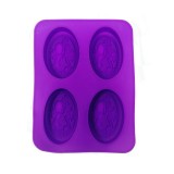 Noname Szilikon forma ovális tündér virággal 4 részes