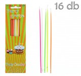 Noname Szülinapi party gyertya 16db 18cm