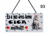 Noname Tábla 03 cica Brit hosszúszőrű