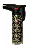 Noname Torch szúrólángú gázforrasztó 10 cm Asztali Vihargyújtó öngyújtó - Cannabis
