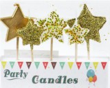 Noname Tortagyertya csillag arany 5db 616623