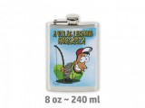 Noname Tréfás Flaska fém Legjobb horgász 240ml 8oz 06146