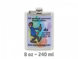Noname Tréfás Flaska fém Szomjas vagyok 240ml 8oz 06145