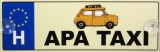 Noname Tréfás Rendszámtábla Apa taxi 05096