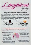 Noname Újság Lánybúcsú 16x23cm 8 oldalas PDUJSAG004 - Tréfás Szülinapi újság