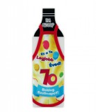 Noname Üvegkötény színes Boldog 70. Szülinapot 22cm ÜKSZ70 - Tréfás üvegkötény