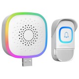 Noname Vezeték nélküli USB Kapucsengő LED Villógóval - RL-5990 USB