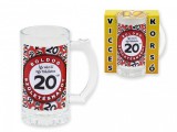 Noname Vicces Söröskorsó Boldog 20. Születésnapot 400ml 04142 - Tréfás Söröskorsó