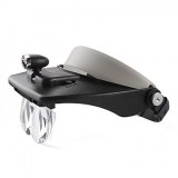 Noname Világitós fej nagyító, 2 LED-es lámpák, 4 x 3 lencse