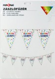 Noname Zászlófüzér Boldog Szülinapot pöttyös 12db zászló 4m 615343